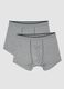 2-pack of grey Supima stretch cotton boxer briefs_0