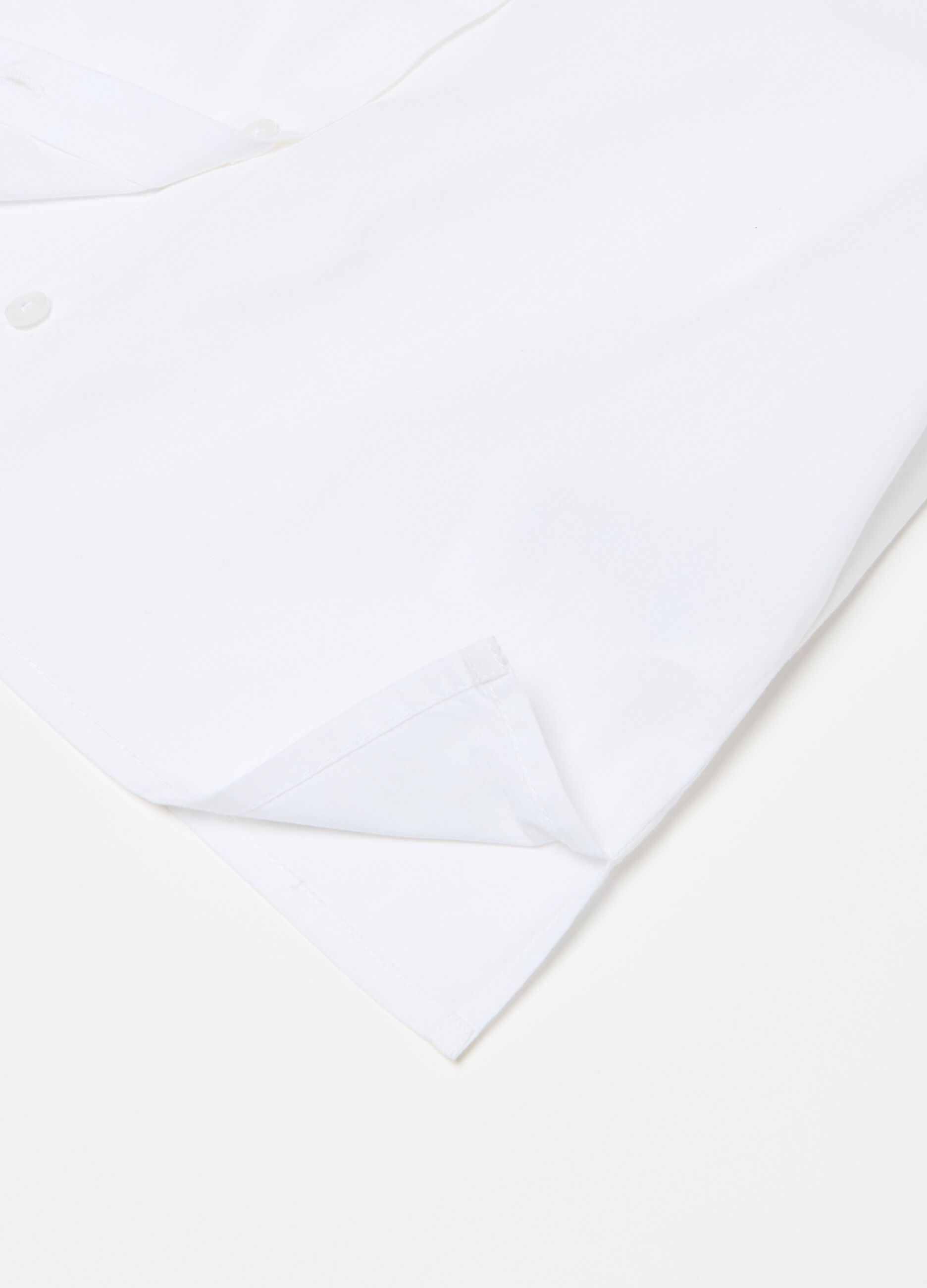 Camisa de algodón de manga corta