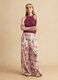 Purple knitted cotton-blend tank top_1