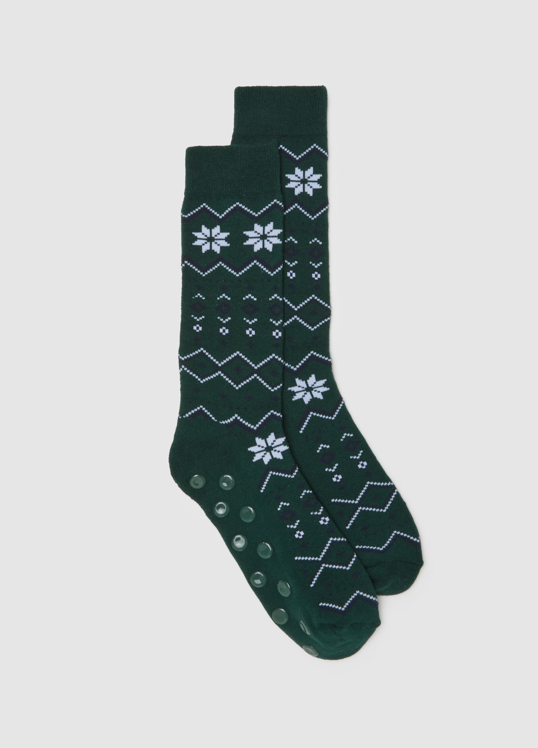 Multicolour Christmas Cotton Blend Socks