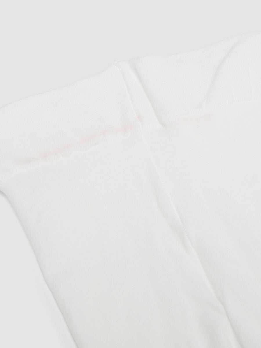 Wei&szlig;e Strumpfhose aus Stretchstoff_2