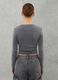 Long-sleeved Crop T-shirt Vintage Grey_1