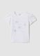 White short-sleeved stretch-cotton T-shirt_0