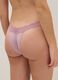 Tripack multicolour Brazilian briefs regular fit with lace details_2