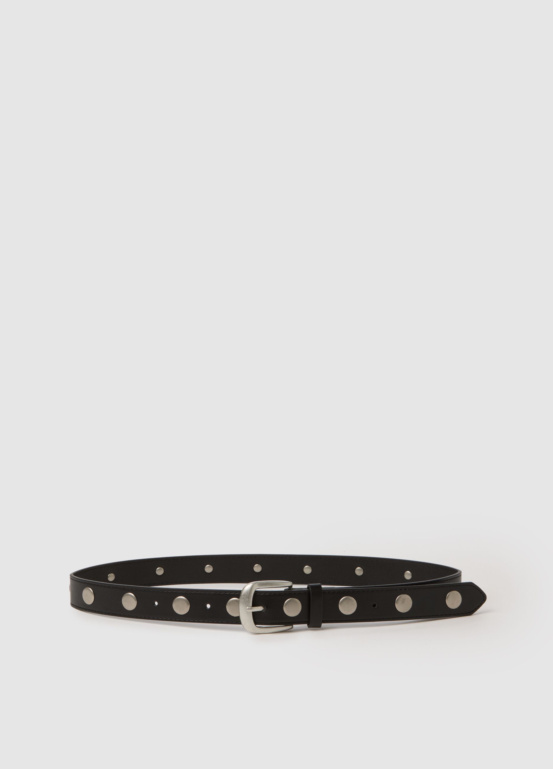 Black Studded Belt