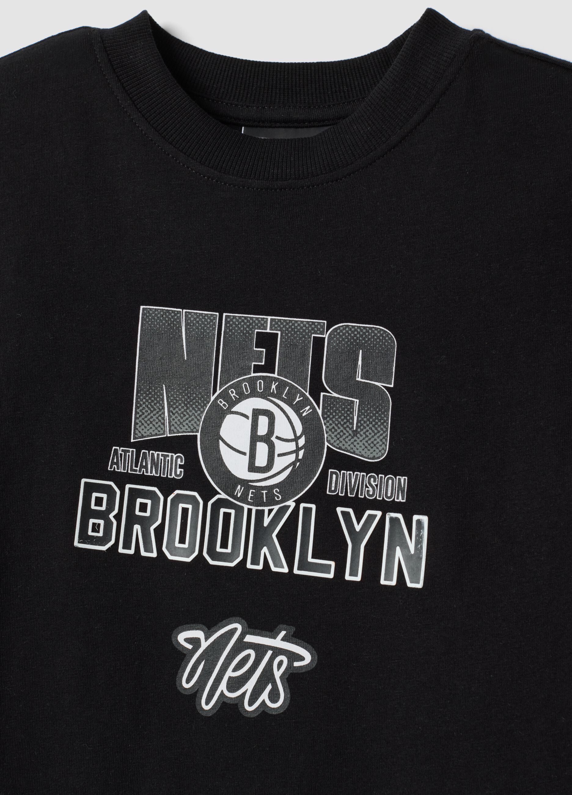 Black pure cotton short-sleeve T-shirt