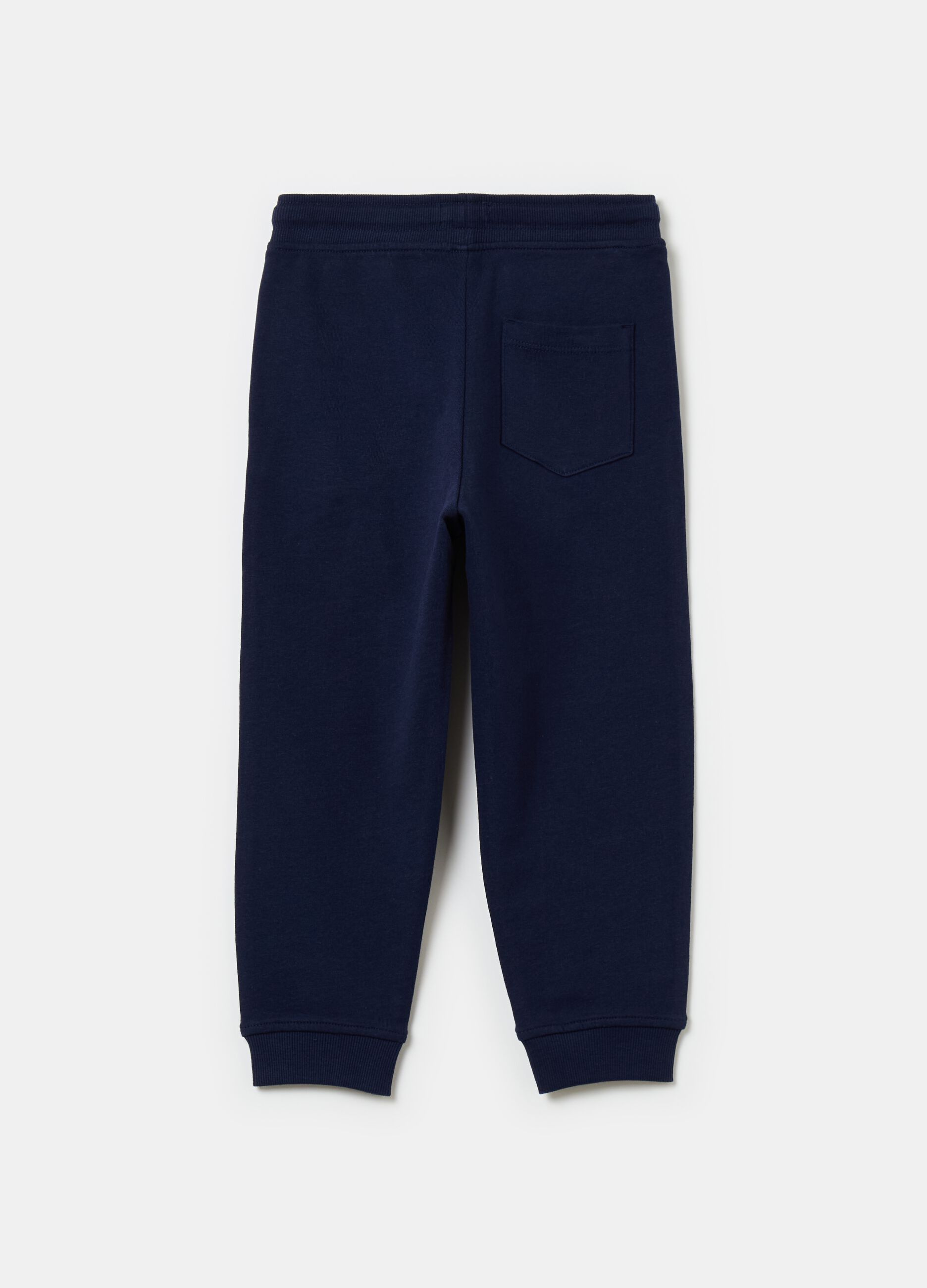 Cotton joggers with drawstring
