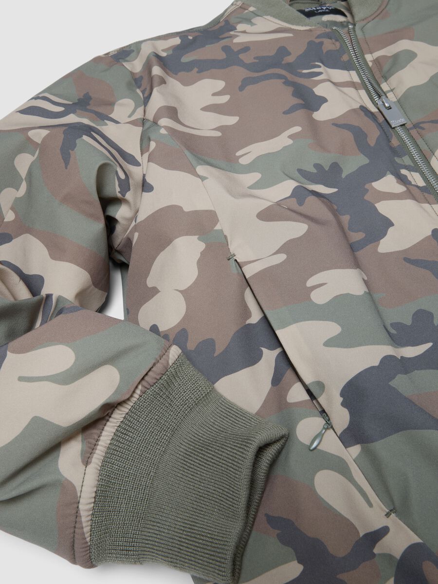 Nylon Camo Bomber Jacket_7