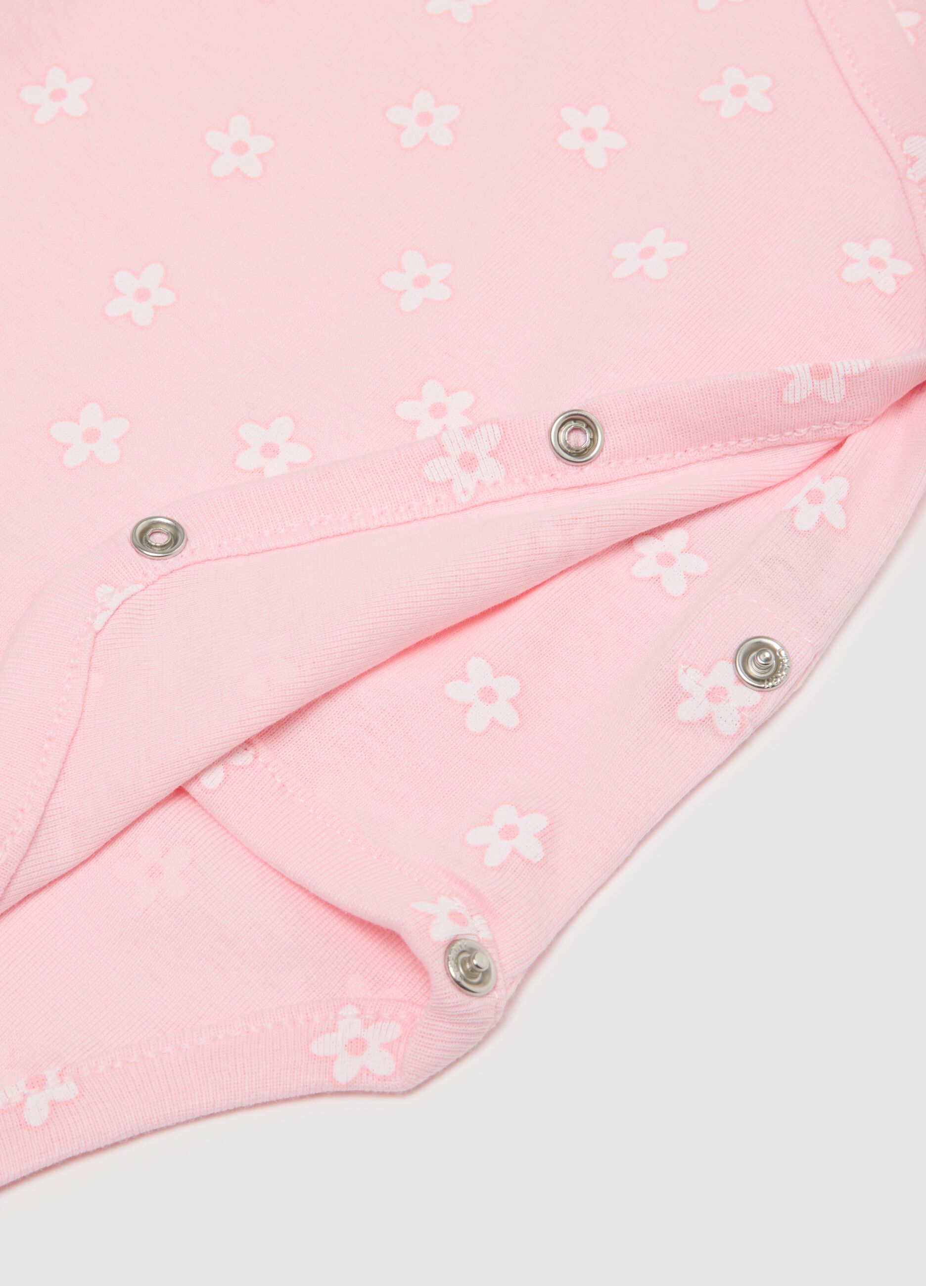 Conjunto de Bodys Multicolor de Algod&atilde;o para Rec&eacute;m-Nascidos