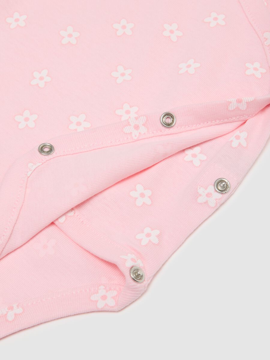 Multicolor Cotton Bodysuit Set for Newborn Girls_2