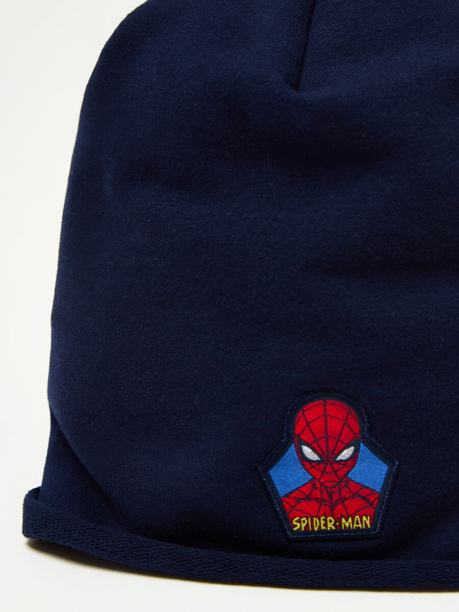 Organic cotton hat with Spider-Man patch_2