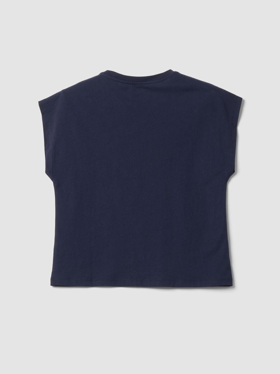&Mu;&pi;&lambda;&epsilon; T-shirt &alpha;&pi;ό 100% &beta;&alpha;&mu;&beta;ά&kappa;&iota; &mu;&epsilon; &kappa;&omicron;&nu;&tau;ό &mu;&alpha;&nu;ί&kappa;&iota;, &kappa;&alpha;&nu;&omicron;&nu;&iota;&kappa;ή &epsilon;&phi;&alpha;&rho;&mu;&omicron;&gamma;ή_5