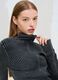 Full-Zip Ribbed Knit in Vintage Grey_1