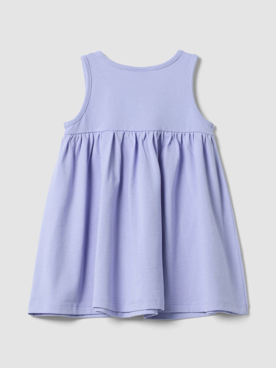 Purple organic cotton mini dress_1