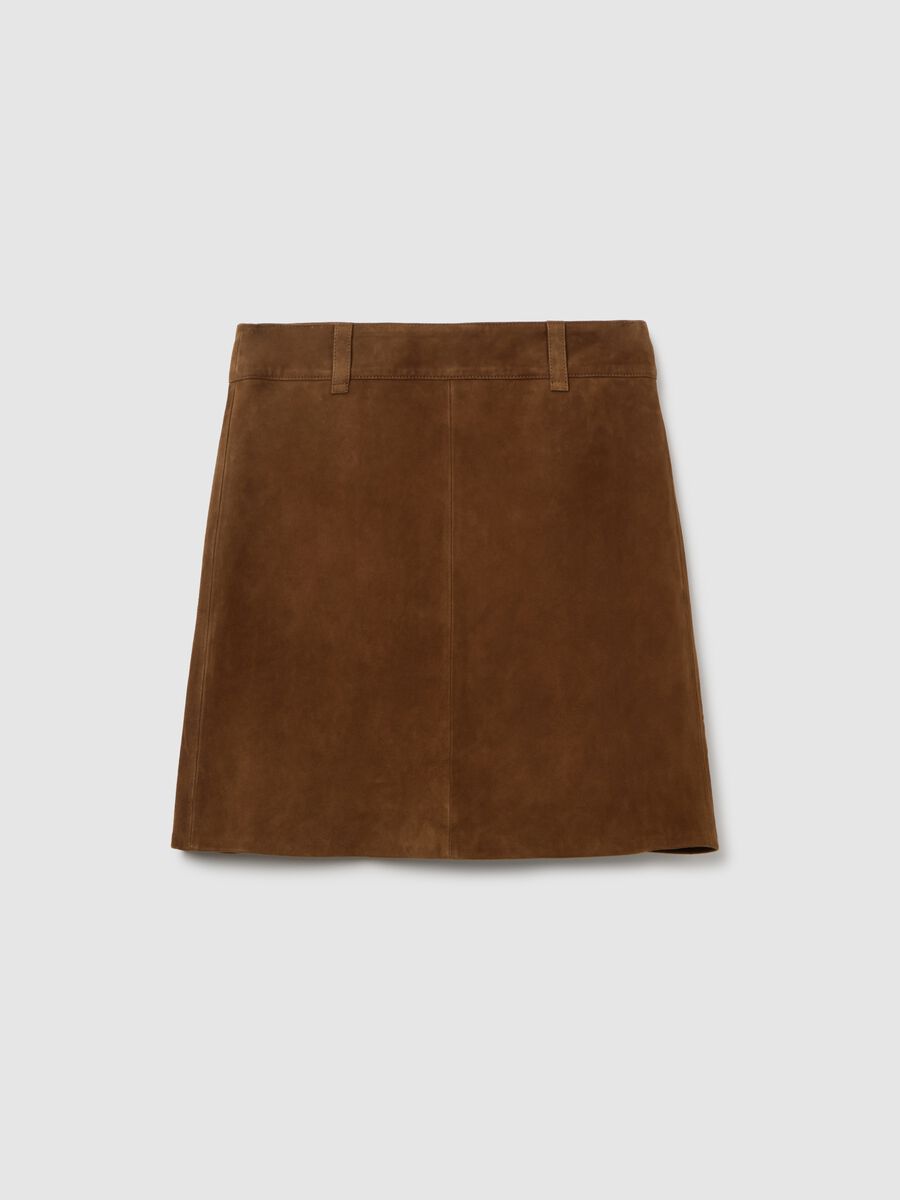 Genuine Suede Mini Skirt_5