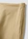 Beige slim fit ankle-length trousers in stretch cotton_5