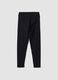 Schwarze Slim-Fit Leggings aus elastischer Baumwolle_5