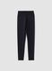 Schwarze Slim-Fit-Leggings aus Stretchmaterial mit regul&auml;rer Taille ALTAVIA STUDIO_6