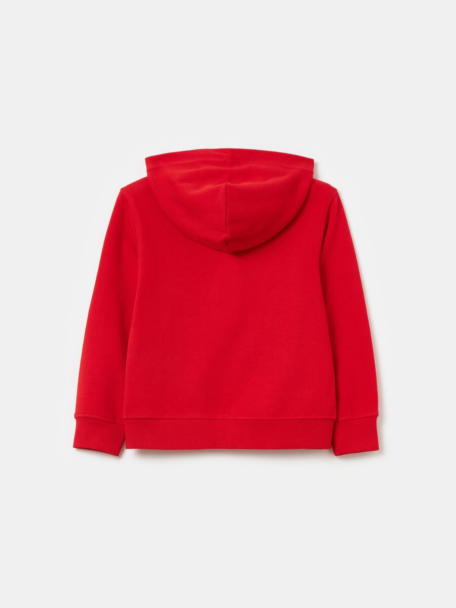 Essential organic cotton full-zip sweatshirt with hood_1