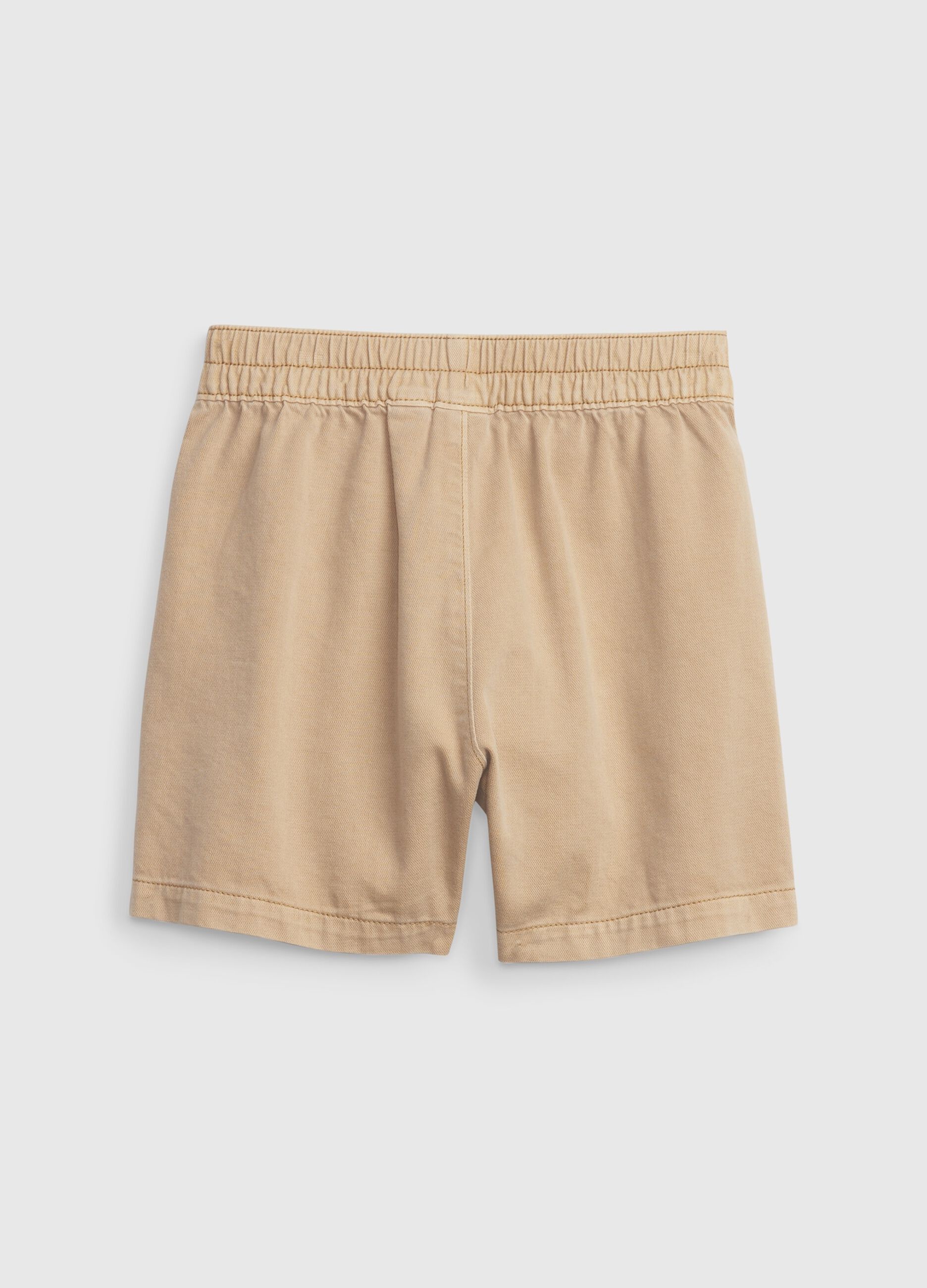 Lyocell and cotton shorts