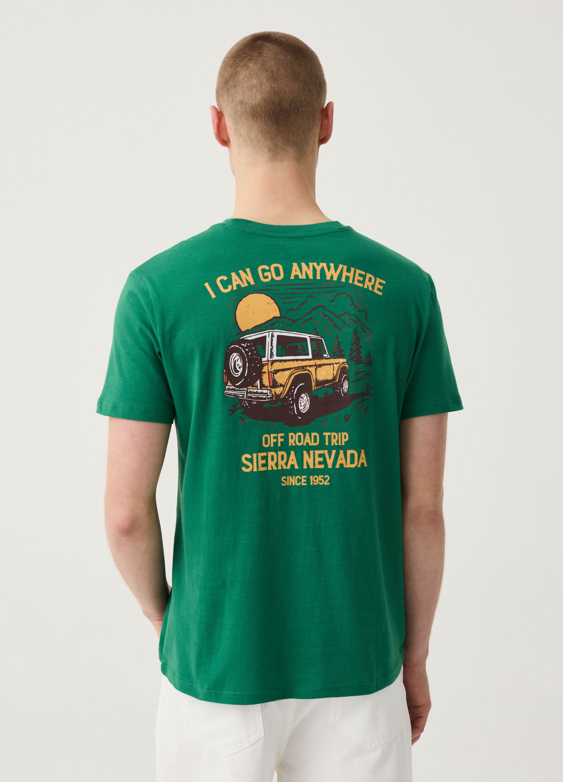 T-shirt with Sierra Nevada print