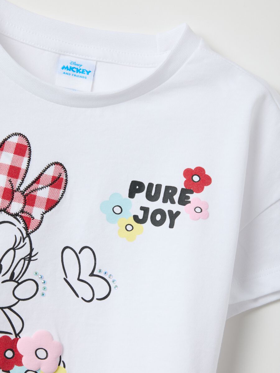 Multi-colour pure cotton regular fit girl's set with Minnie_2