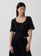 Blusa em algod&atilde;o puro com renda_0