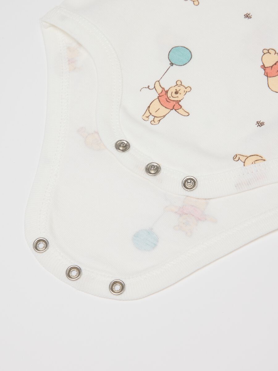 Baby Pack of Multicolor Bodysuits in Pure Cotton with Prints_2