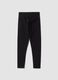 Schwarze Slim-Fit-Leggings aus elastischem Baumwolljersey mit Everlast-Logo_2
