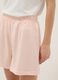 Pink polka dot pure cotton pyjama shorts regular fit_3