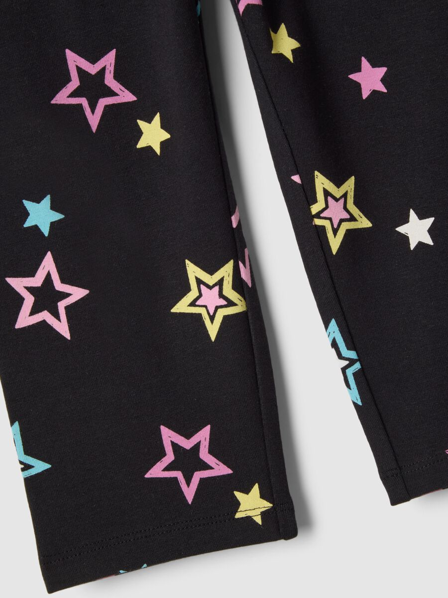 Black Girls' Skinny Organic Cotton Stretch Leggings_3