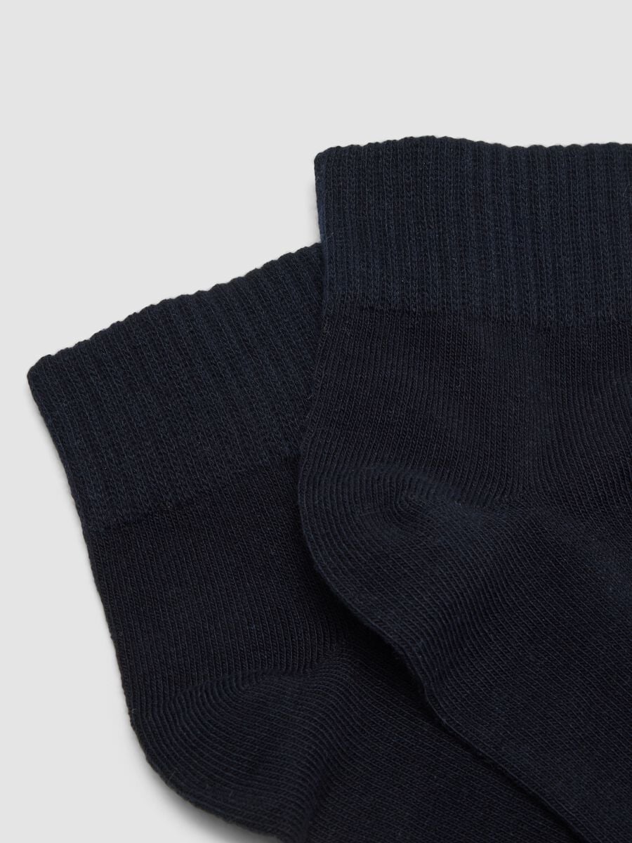 3er-Pack blaue Sportsocken in Bio-Baumwolle, kn&ouml;chelhoch_1