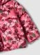 Mehrfarbige, gepolsterte M&auml;dchenjacke mit Blumenmuster und abnehmbarer Kapuze_3