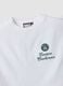 White pure cotton Celtics print T-shirt for boys_5