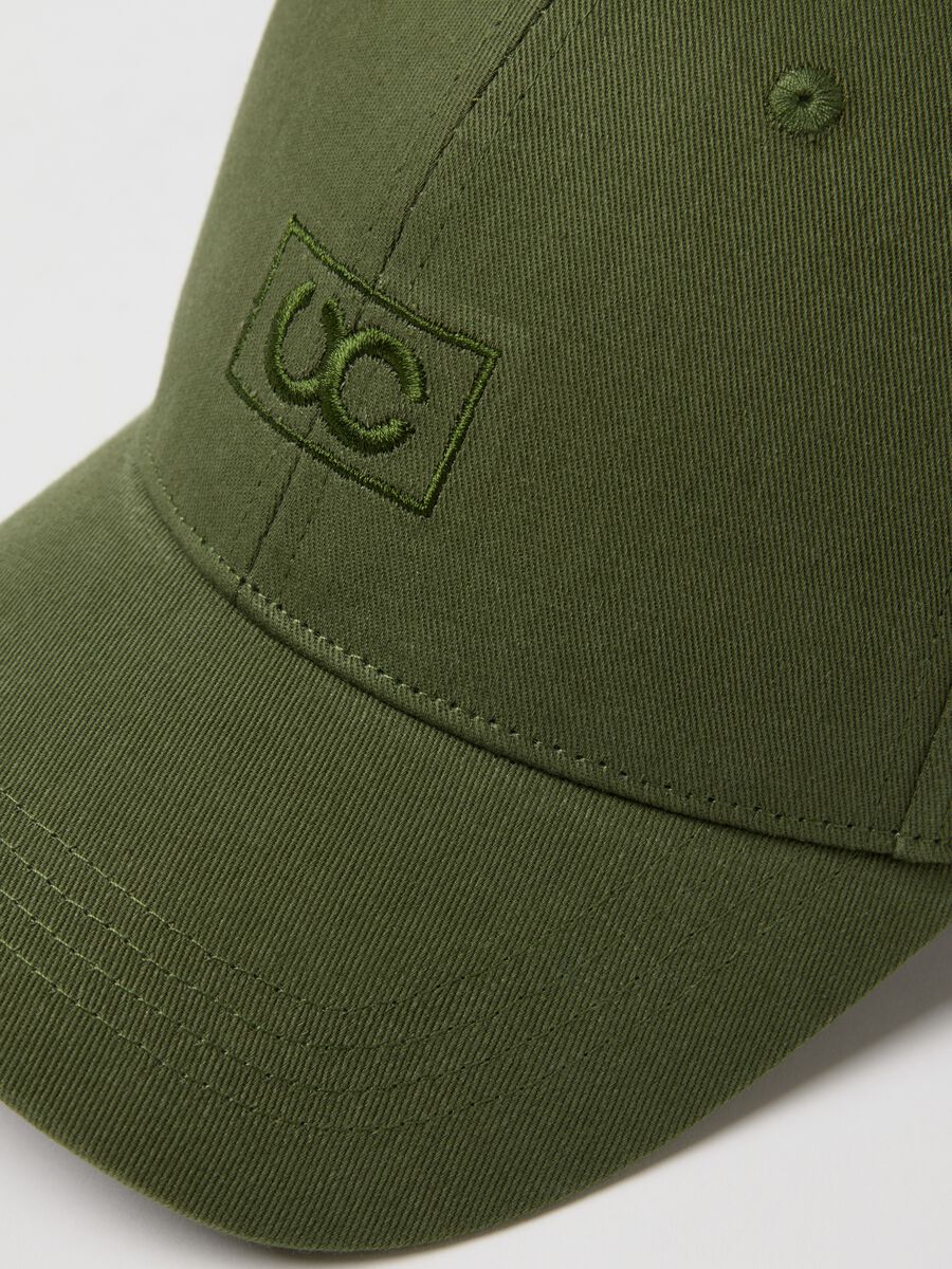 Gr&uuml;ne Baseballm&uuml;tze aus reiner Baumwolle im Regular Fit_2