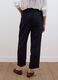 Black stretch viscose trousers with regular tapered fit_2