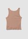 Top interior bege canelado em mistura de algod&atilde;o e viscose com decote henley_5