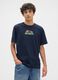 Pure cotton T-shirt with front print_0