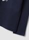 Blue organic cotton crew-neck T-shirt_2