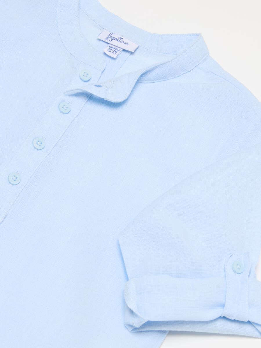 Cotton and linen shirt_2