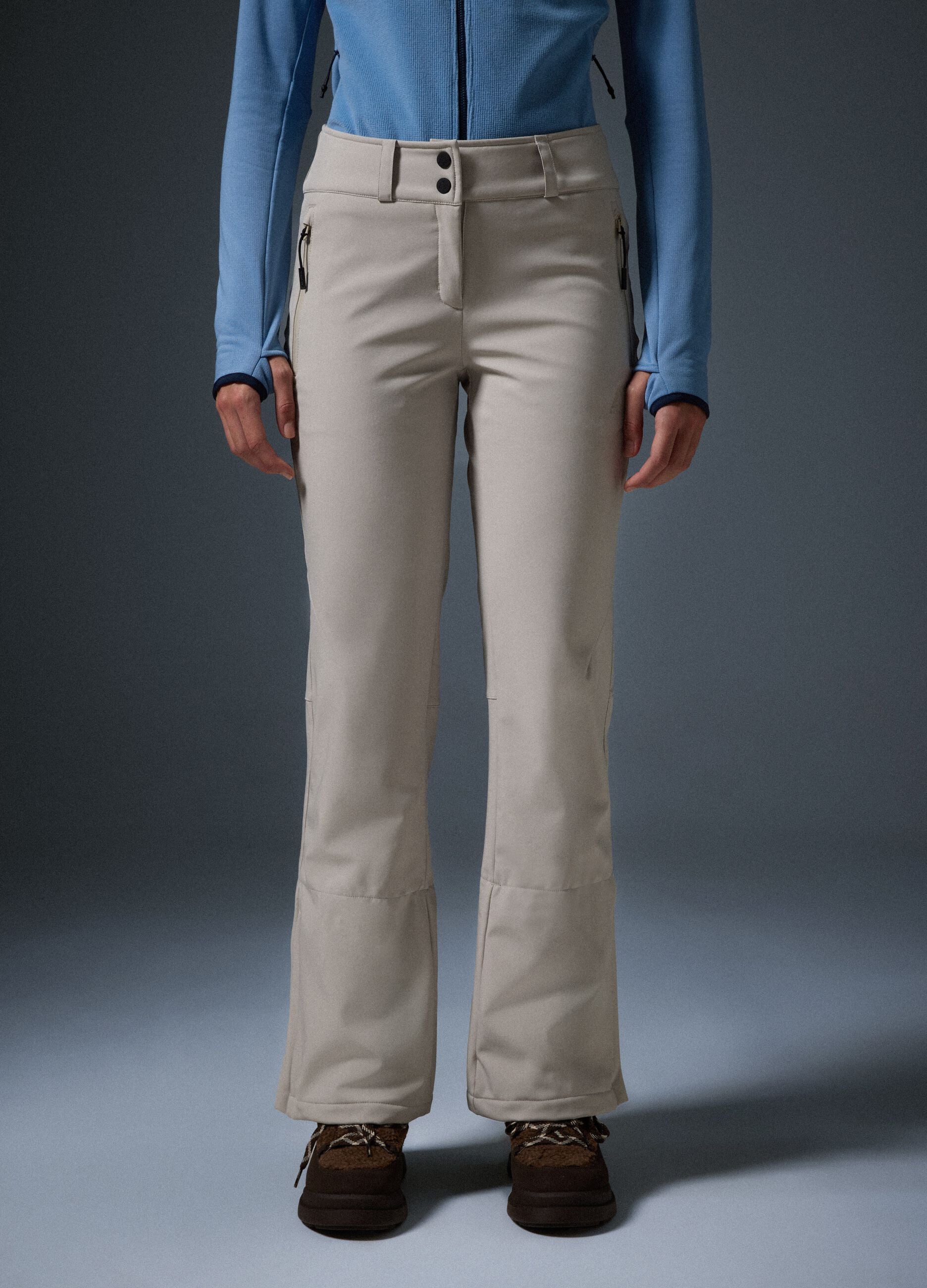 Water-Repellent Softshell Ski Trousers ALTAVIA WITH DEBORAH COMPAGNONI