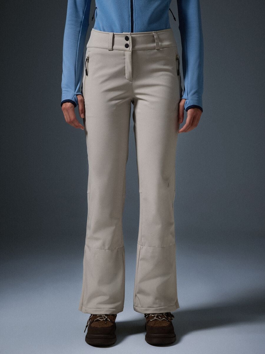 Water-Repellent Softshell Ski Trousers ALTAVIA WITH DEBORAH COMPAGNONI_1