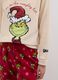 Multicolour Christmas regular fit pyjamas with Grinch print_3