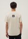 Boys' Beige Pure Cotton T-shirt with Relaxed Fit and Print_1