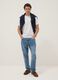 Wei&szlig;es T-Shirt aus reiner Baumwolle mit Print, Regular Fit_1