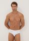 Tripack di slip bianchi in cotone organico_0