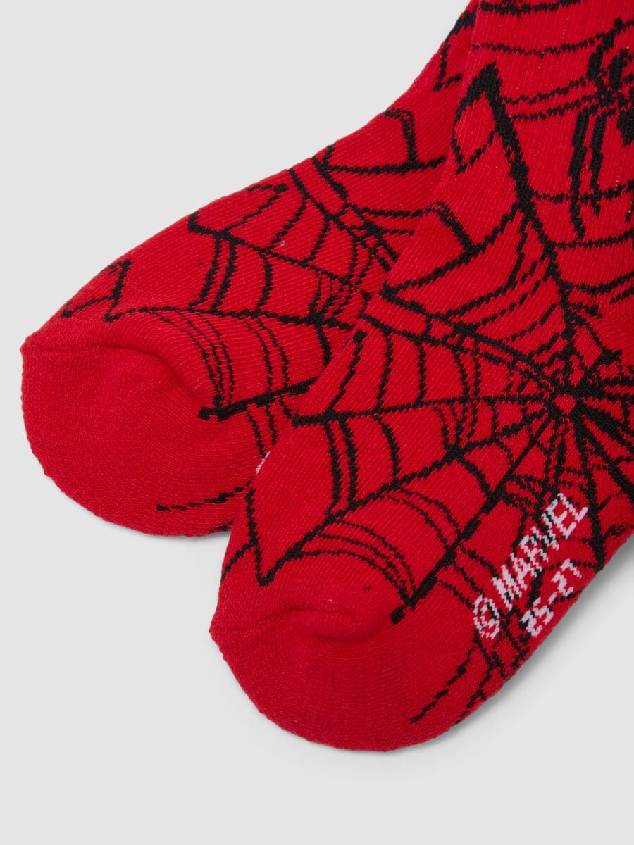 2-pack of MARVEL Spider-Man organic stretch cotton ankle socks_2