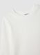 T-shirt branca de gola redonda em puro algod&atilde;o org&acirc;nico_2