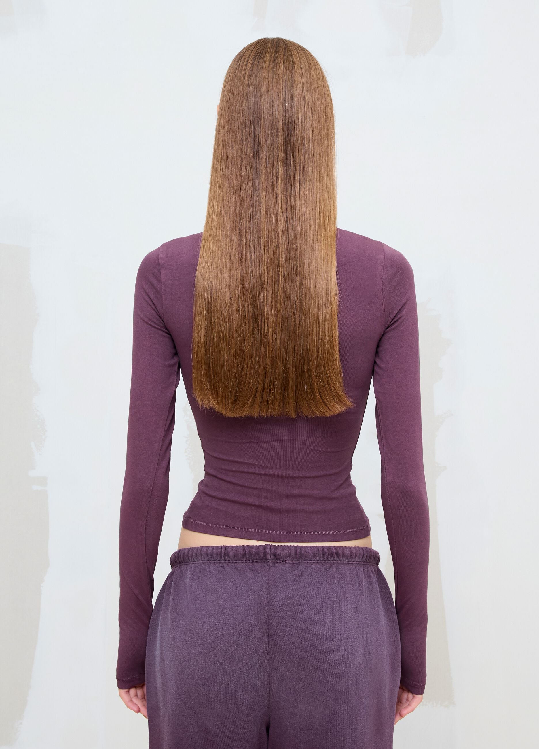 Perfect Longsleeve in Washed Burgundy