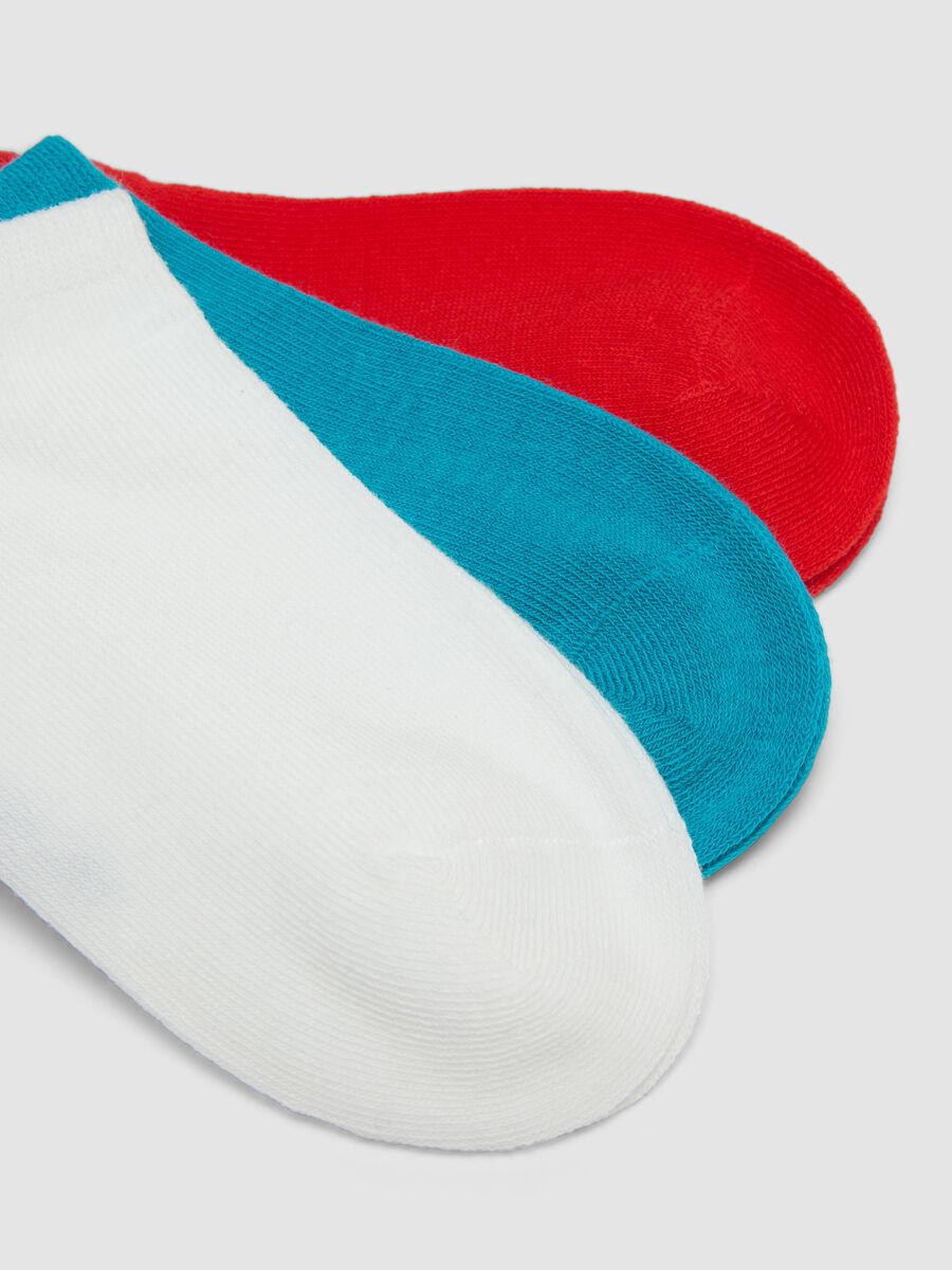 Kids&rsquo; multicolour stretch cotton-blend multipack socks_1